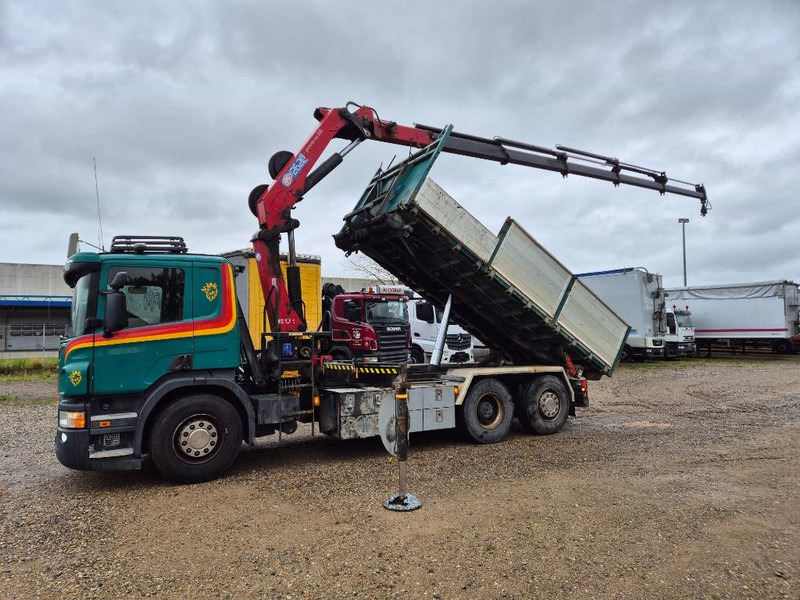 Scania P450 6x2/4 // HMF 2620 K5 // 3-way tip - Автоманипулятор: фото 2 Scania P450 6x2/4 // HMF 2620 K5 // 3-way tip - Автоманипулятор: фото 2