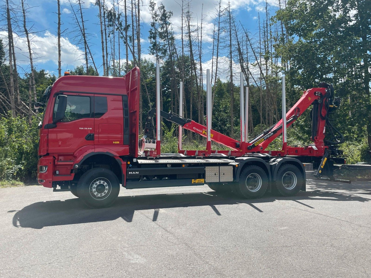 MAN TGS 33.510 6X4 BL Euro6e EPSILON 170Z - Лесовоз, Автоманипулятор: фото 5 MAN TGS 33.510 6X4 BL Euro6e EPSILON 170Z - Лесовоз, Автоманипулятор: фото 5