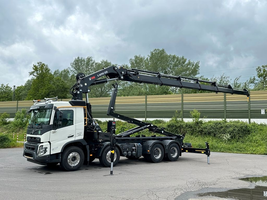 Volvo FMX 500 8x4 Abrollkipper + Kran Hiab 658-6 - Крюковой мультилифт, Автоманипулятор: фото 2 Volvo FMX 500 8x4 Abrollkipper + Kran Hiab 658-6 - Крюковой мультилифт, Автоманипулятор: фото 2