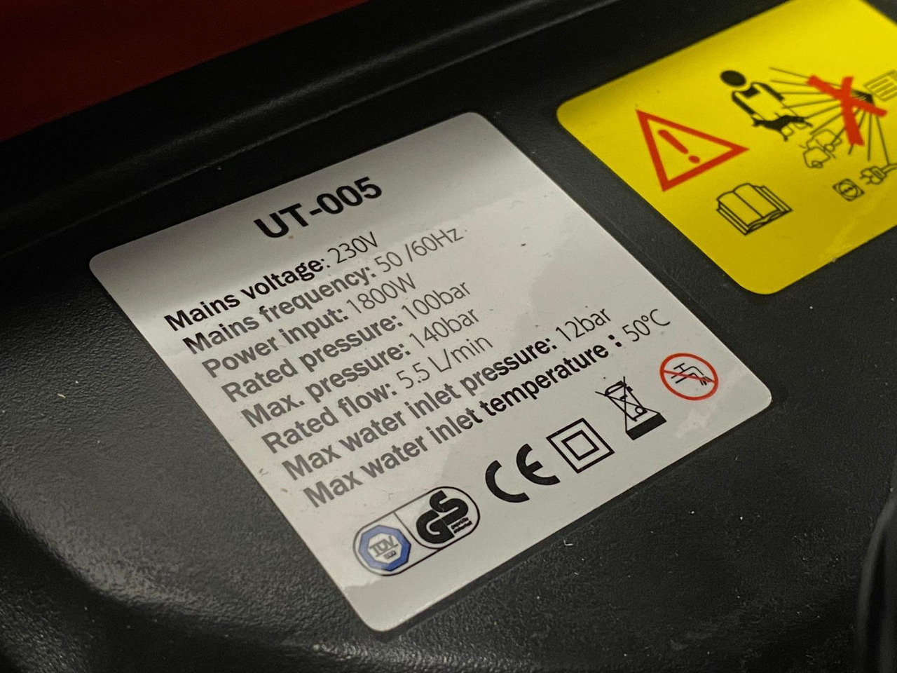 UltraToolz 1800W Hogedrukreiniger - Оборудование для клининга: фото 4 UltraToolz 1800W Hogedrukreiniger - Оборудование для клининга: фото 4
