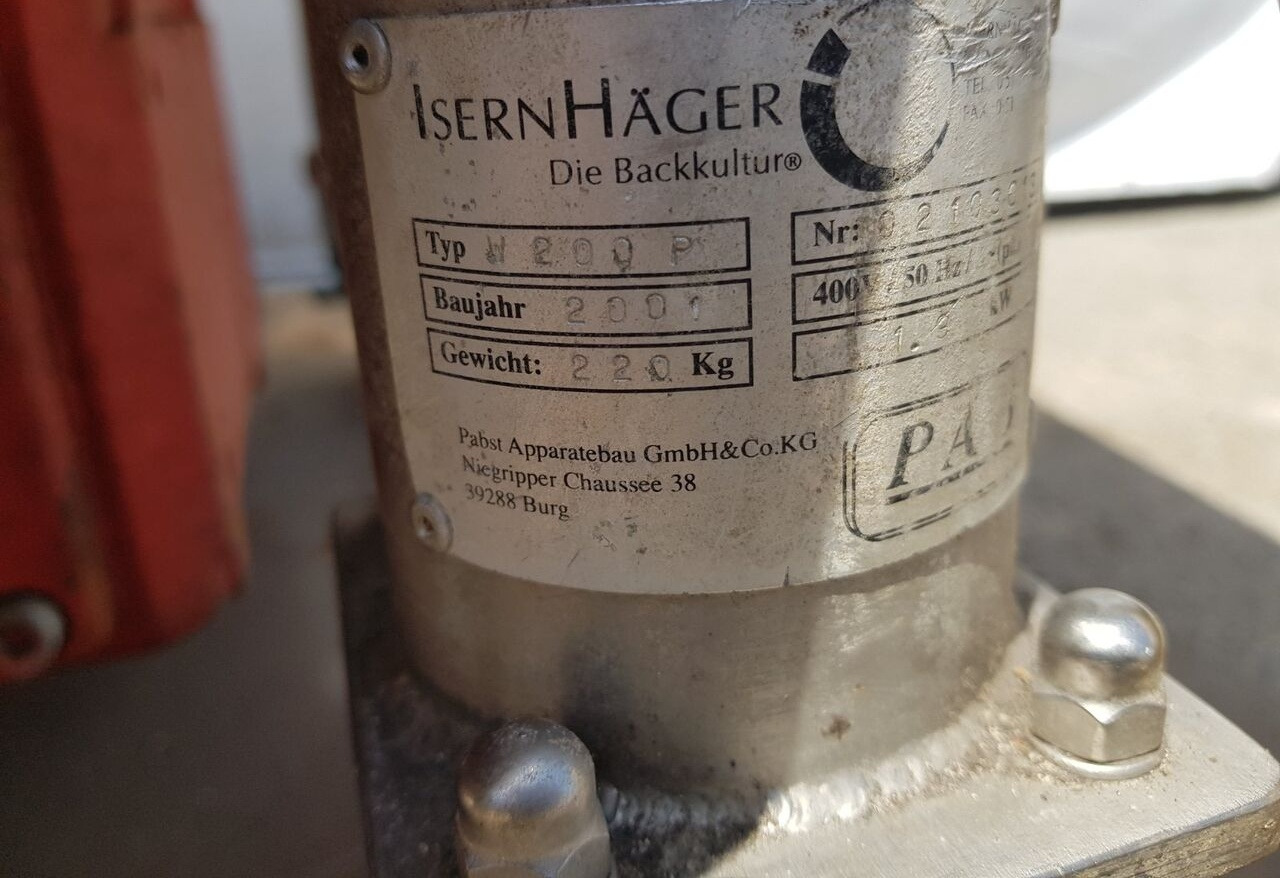 Isernhäger W 200 P - Хлебопекарное оборудование: фото 1 Isernhäger W 200 P - Хлебопекарное оборудование: фото 1