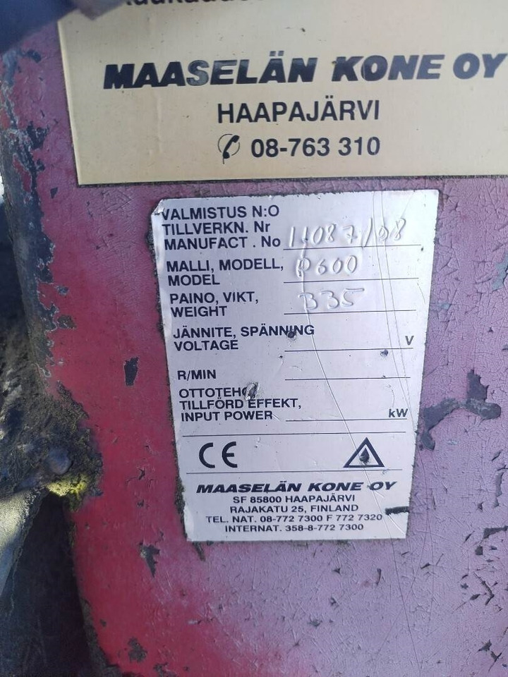 Varmo 600 rehuleikkuri - Сельскохозяйственная техника: фото 3 Varmo 600 rehuleikkuri - Сельскохозяйственная техника: фото 3
