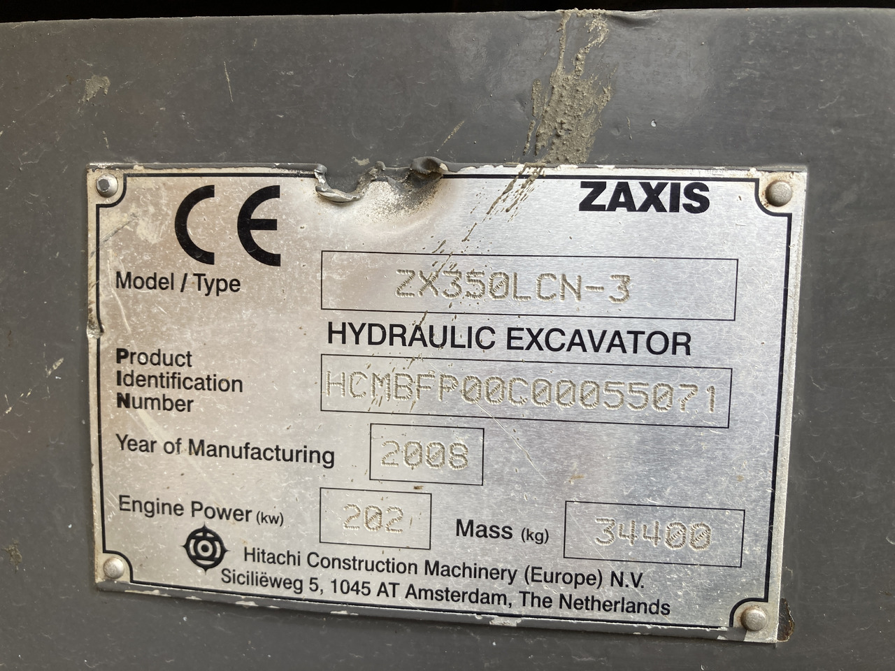 PELLE HITACHI ZX350 NCL-3 - Гусеничный экскаватор: фото 1 PELLE HITACHI ZX350 NCL-3 - Гусеничный экскаватор: фото 1