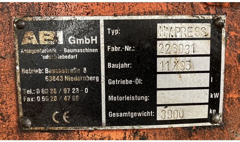 Abi RE 12/14300 Pile Driver & Drill Rig - Сваебойная установка: фото 5 Abi RE 12/14300 Pile Driver & Drill Rig - Сваебойная установка: фото 5