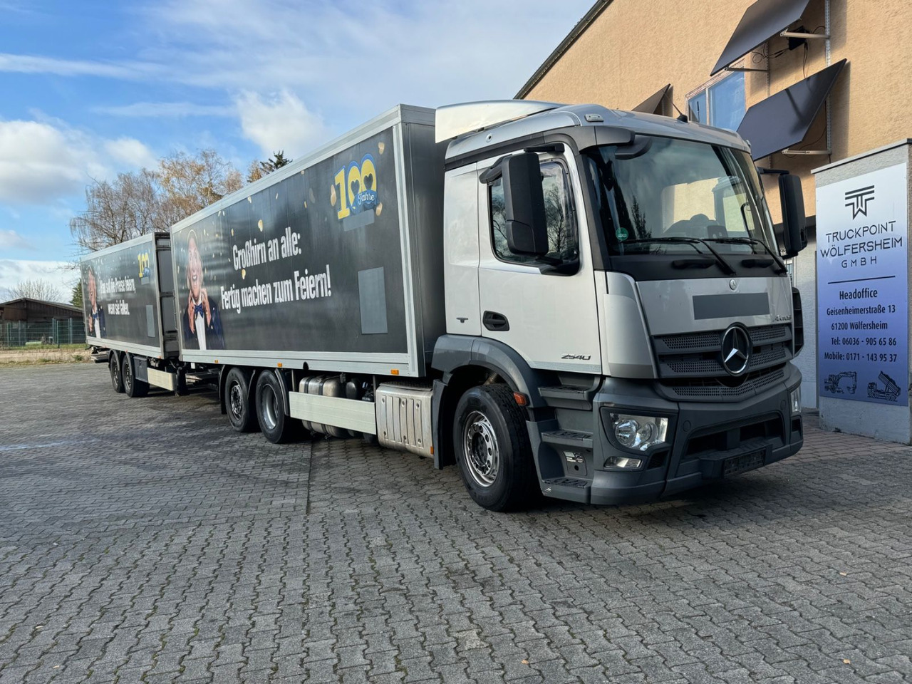 Mercedes-Benz Antos 2540/Durchladbar/2xLBW/Frigoblock - Рефрижератор: фото 1 Mercedes-Benz Antos 2540/Durchladbar/2xLBW/Frigoblock - Рефрижератор: фото 1