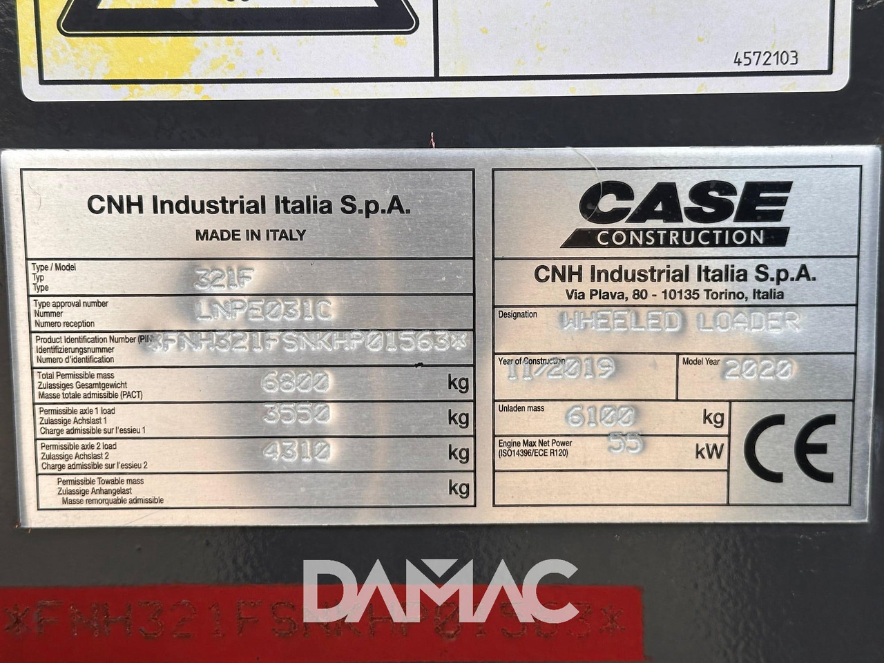 Колёсный погрузчик CASE 321F: фото 23 Колёсный погрузчик CASE 321F: фото 23