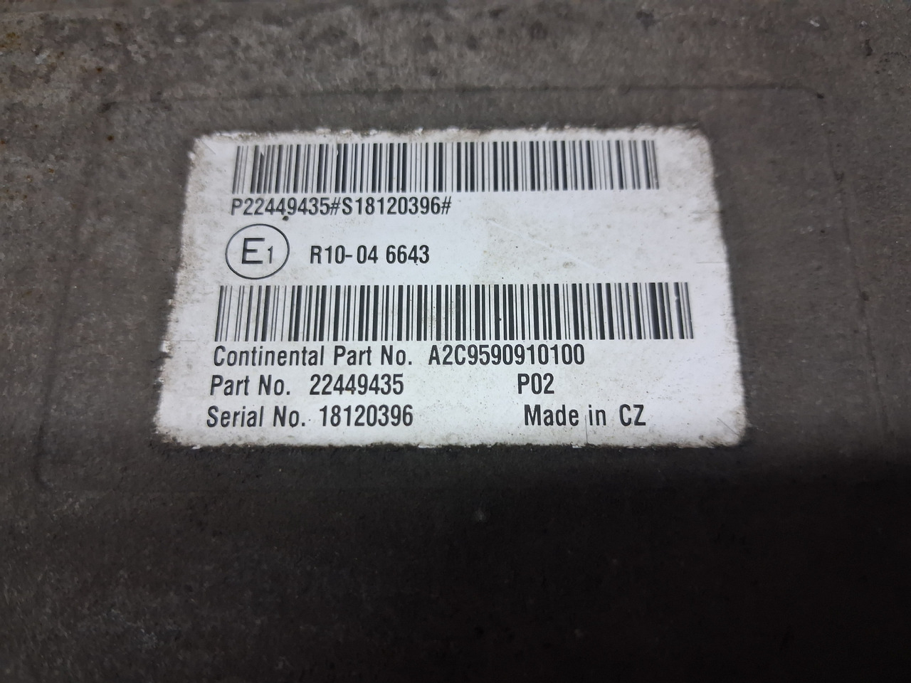 CONTINENTAL STEROWNIK ADBLUE VOLVO FH 4 FM 4 RENAULT GAMA T 22449435 - Электрическая система для Грузовиков: фото 4 CONTINENTAL STEROWNIK ADBLUE VOLVO FH 4 FM 4 RENAULT GAMA T 22449435 - Электрическая система для Грузовиков: фото 4