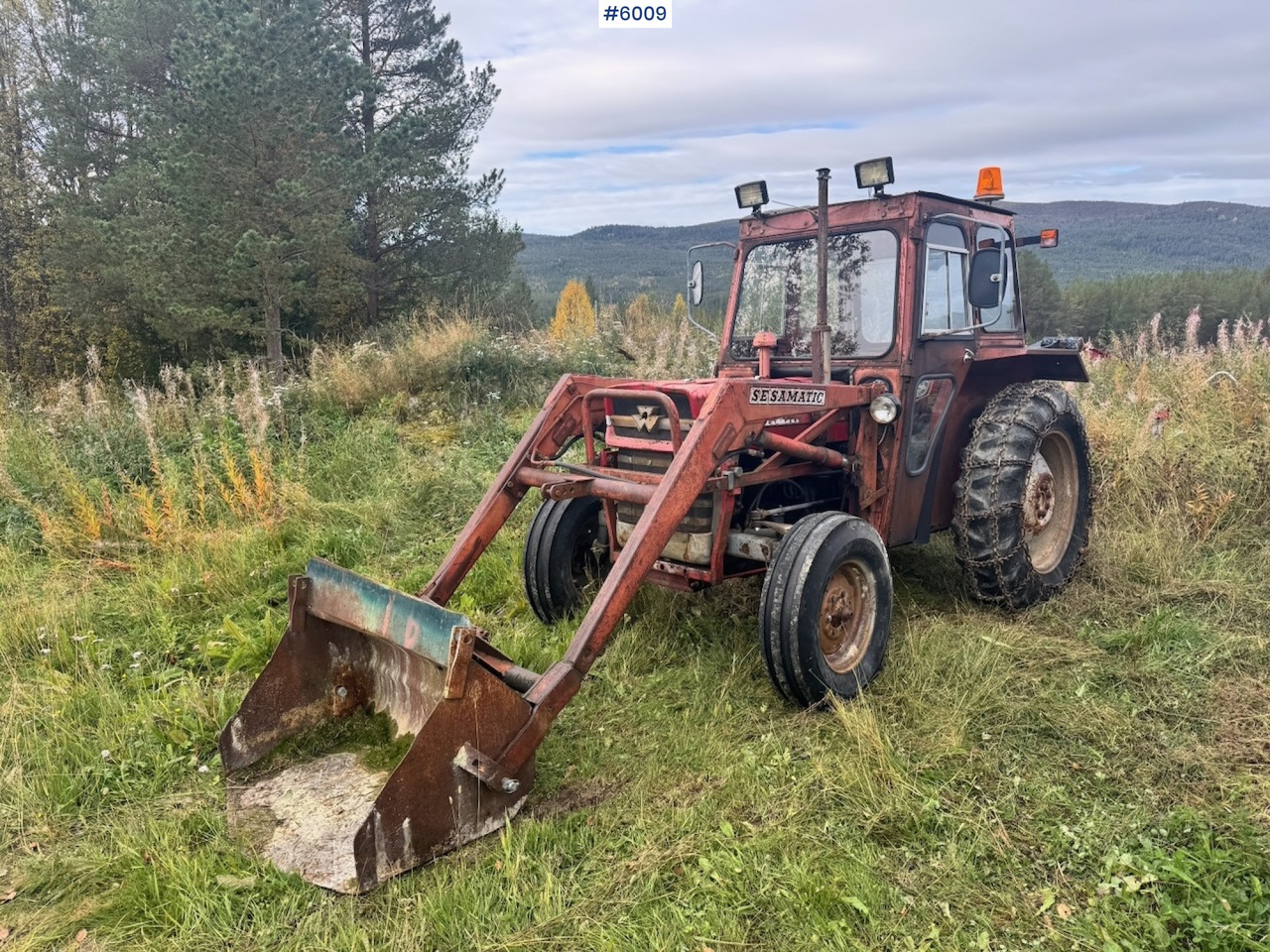 1971 Massey-Ferguson 135 incl. front loader, bucket, rear scraper, and log splitter/firewood machine - Трактор: фото 5 1971 Massey-Ferguson 135 incl. front loader, bucket, rear scraper, and log splitter/firewood machine - Трактор: фото 5