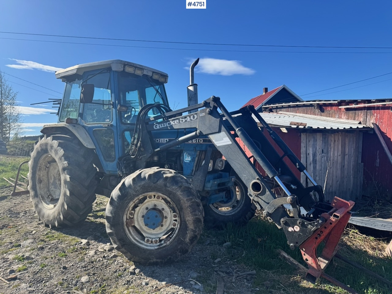 1987 Ford 6610 4x4 w/ Front loader. - Трактор: фото 3 1987 Ford 6610 4x4 w/ Front loader. - Трактор: фото 3