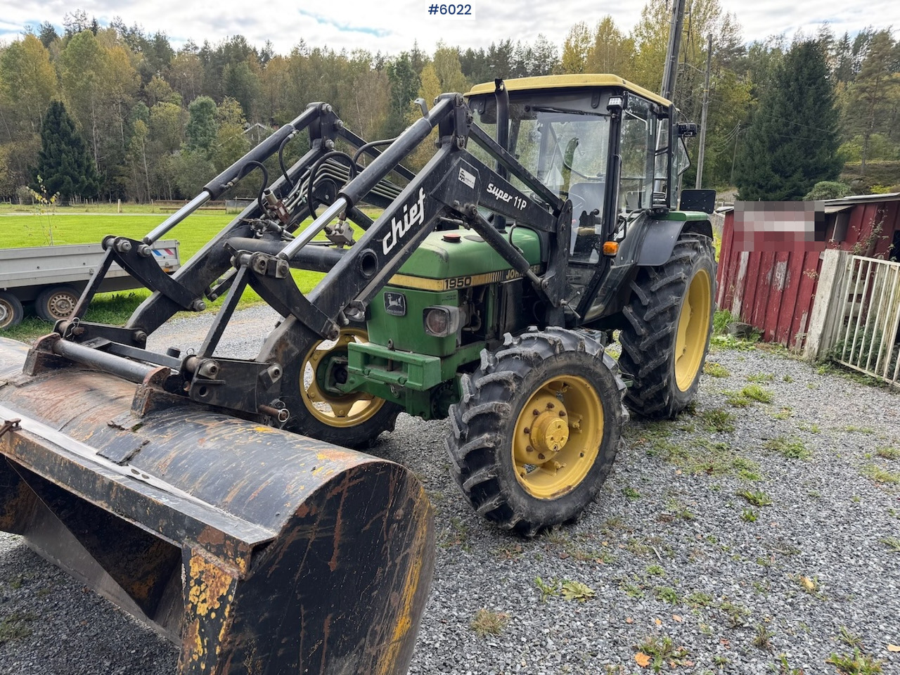 1990 John Deere 1950 Power Synchron w/ front loader. - Трактор: фото 2 1990 John Deere 1950 Power Synchron w/ front loader. - Трактор: фото 2