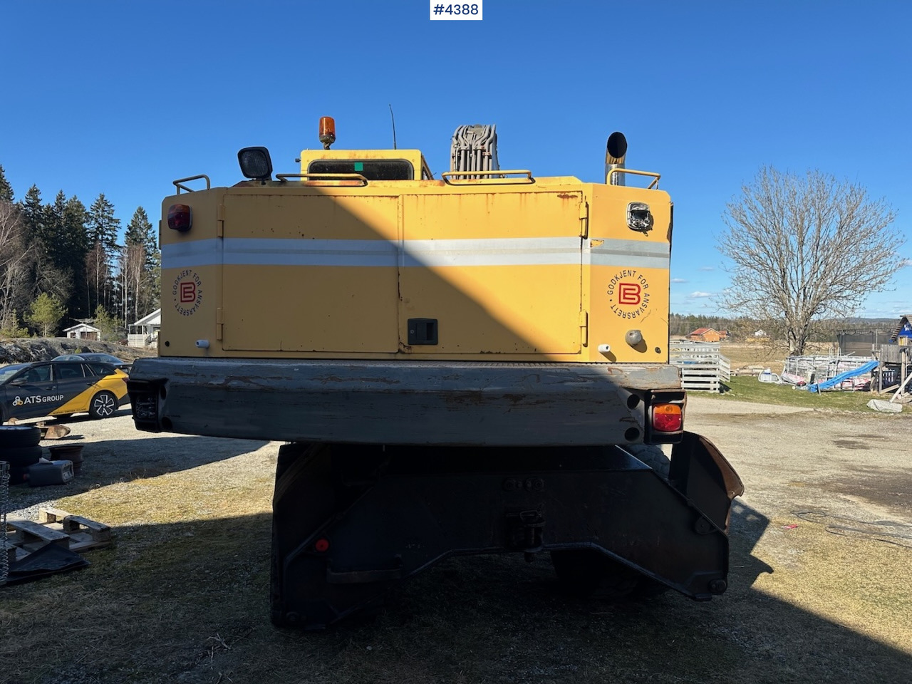 Экскаватор 1995 Åkermann EW200 Wheel machine w/ grading bucket og tiltrotator. WATCH VIDEO.: фото 7