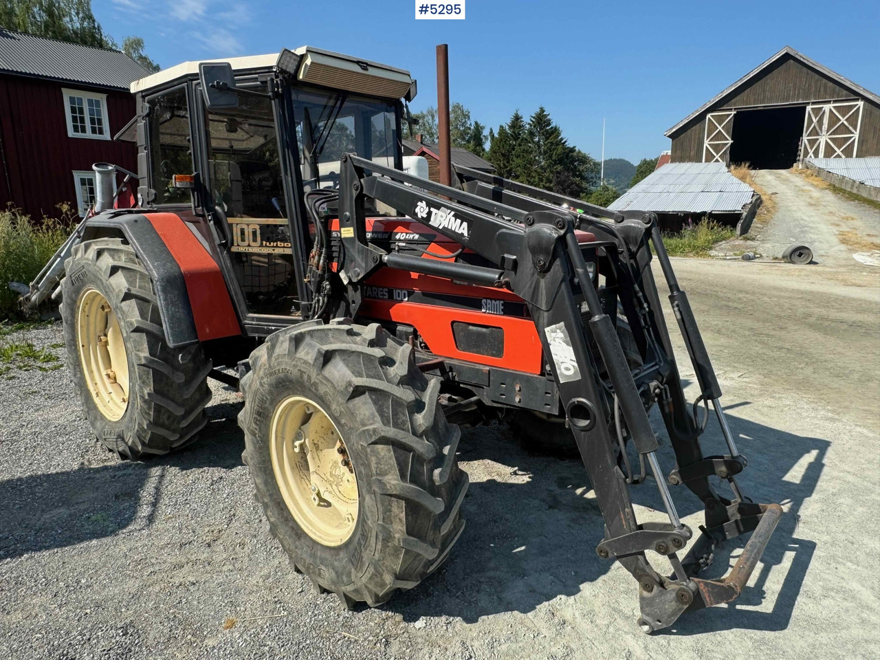 1995 SAME Antares tractor w/ front loader. WATCH VIDEO! - Трактор: фото 1 1995 SAME Antares tractor w/ front loader. WATCH VIDEO! - Трактор: фото 1