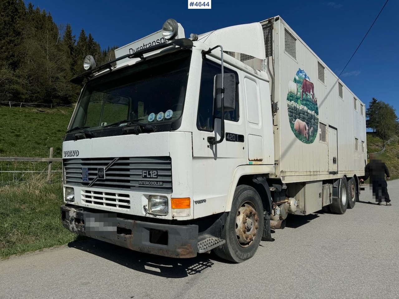 1997 Volvo FL12 6x2 Dyretransportbil - Грузовик для перевозки животных: фото 3 1997 Volvo FL12 6x2 Dyretransportbil - Грузовик для перевозки животных: фото 3