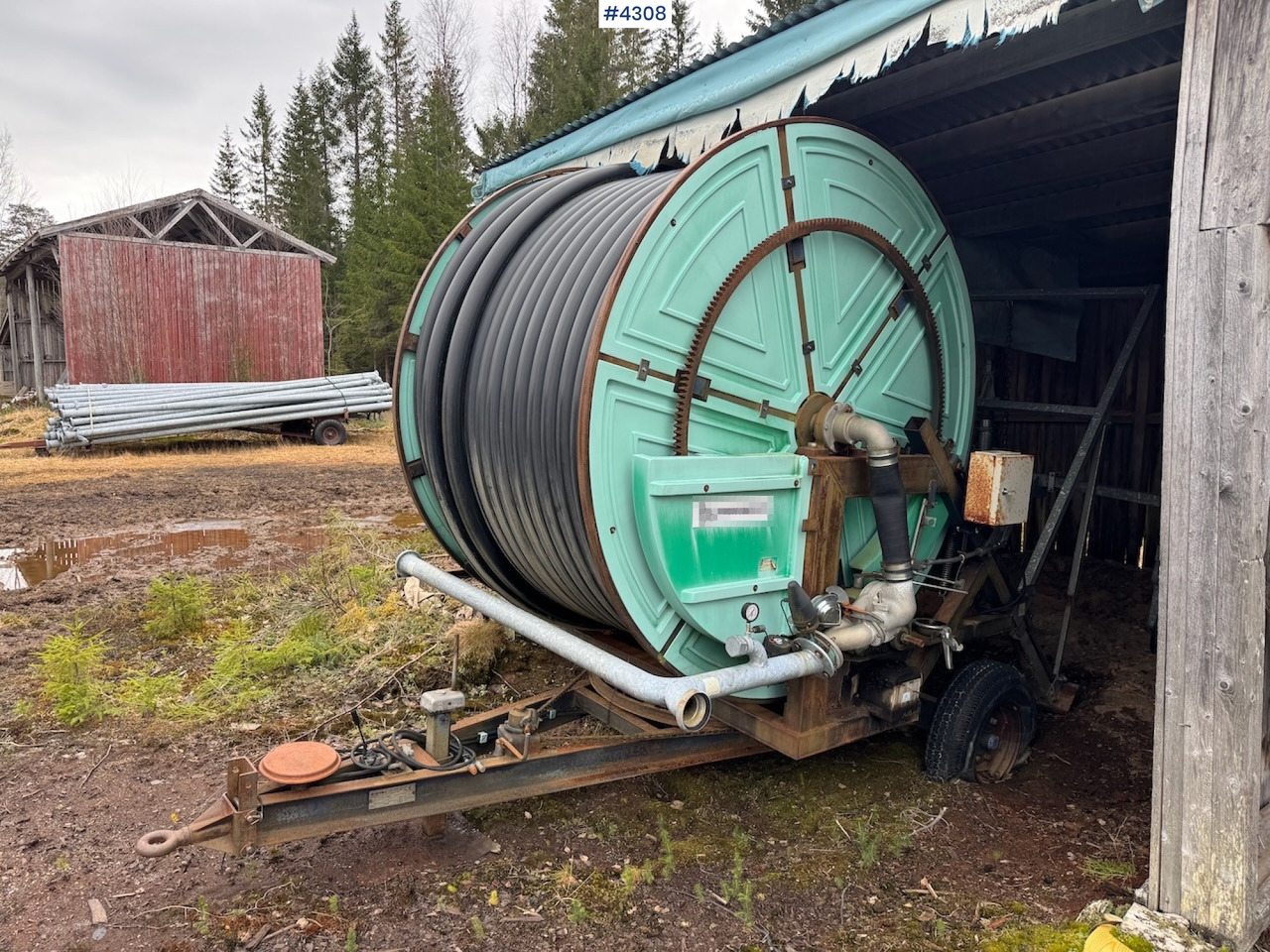 1998 Irtec vanningsvogn med rør og pumpe - Техника для полива и орошения: фото 2 1998 Irtec vanningsvogn med rør og pumpe - Техника для полива и орошения: фото 2