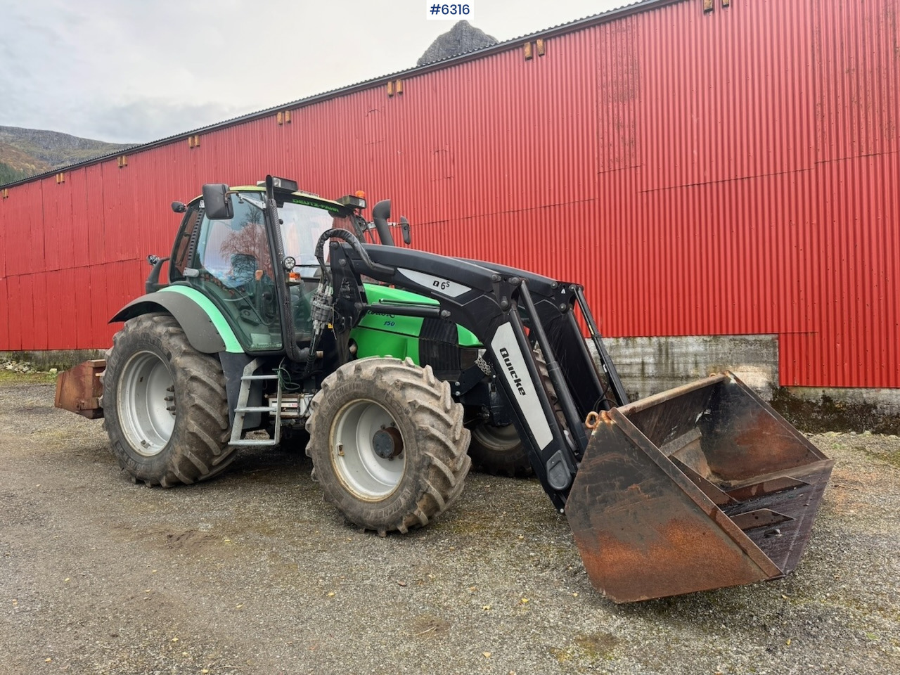 1999 Deutz Agrotron 150 w/ bucket and Front loader from 2020. - Трактор: фото 2 1999 Deutz Agrotron 150 w/ bucket and Front loader from 2020. - Трактор: фото 2