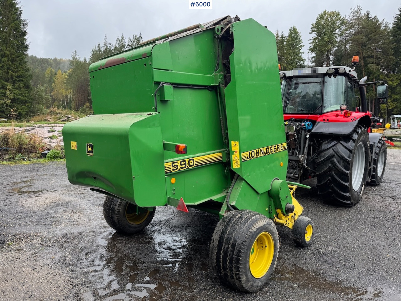 2000 John Deere 590 Round Baler. - Техника для сенозаготовки: фото 5 2000 John Deere 590 Round Baler. - Техника для сенозаготовки: фото 5