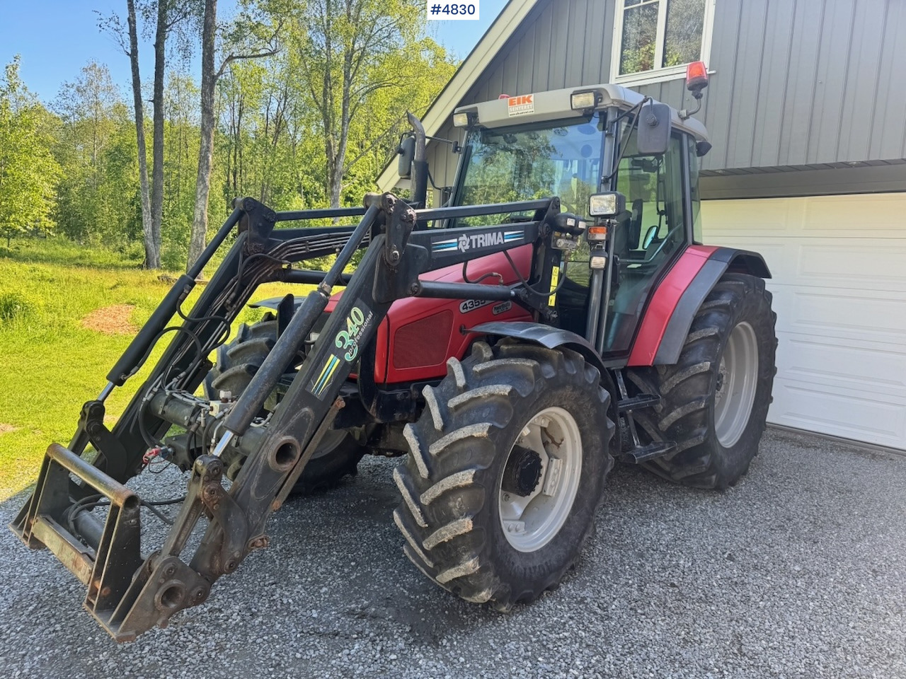 2001 Massey Ferguson 4355 4x4 with Front Loader - Трактор: фото 2 2001 Massey Ferguson 4355 4x4 with Front Loader - Трактор: фото 2