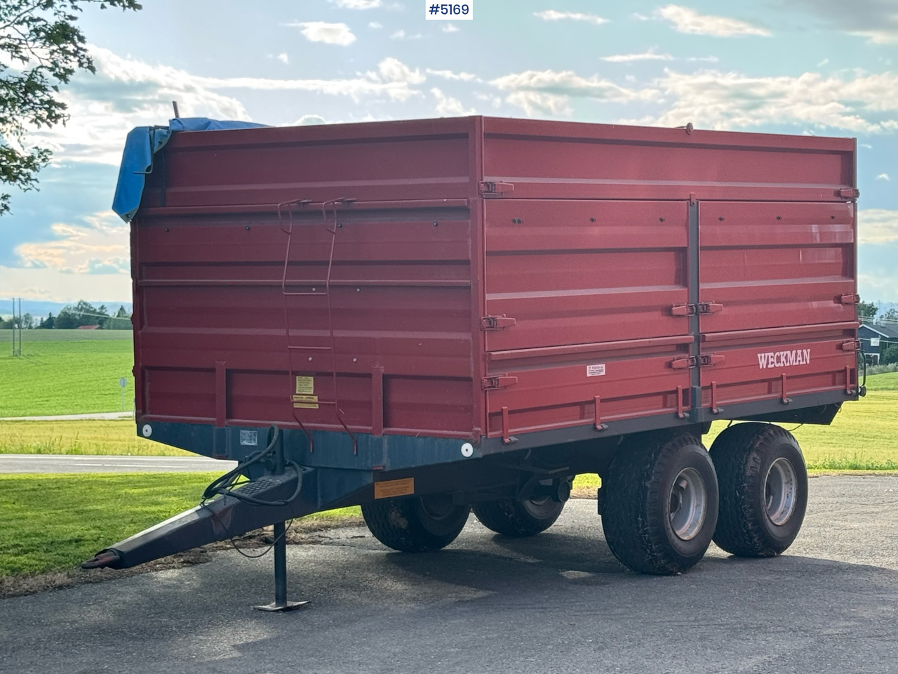 2002 Weckman M-90 Grain Trailer - Сельскохозяйственный прицеп: фото 1 2002 Weckman M-90 Grain Trailer - Сельскохозяйственный прицеп: фото 1