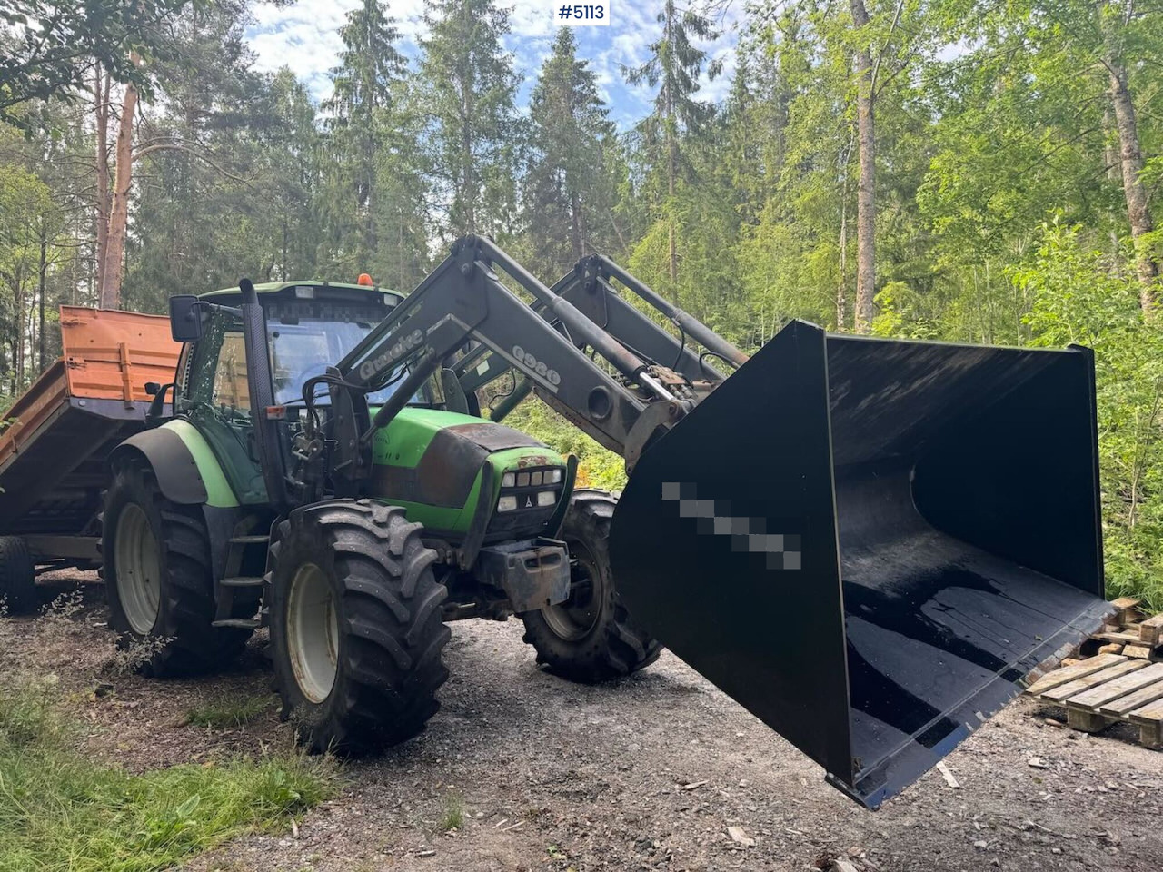 2004 Deutz-Fahr Agrotron TTV 1130 w/ front loader - Трактор: фото 2 2004 Deutz-Fahr Agrotron TTV 1130 w/ front loader - Трактор: фото 2