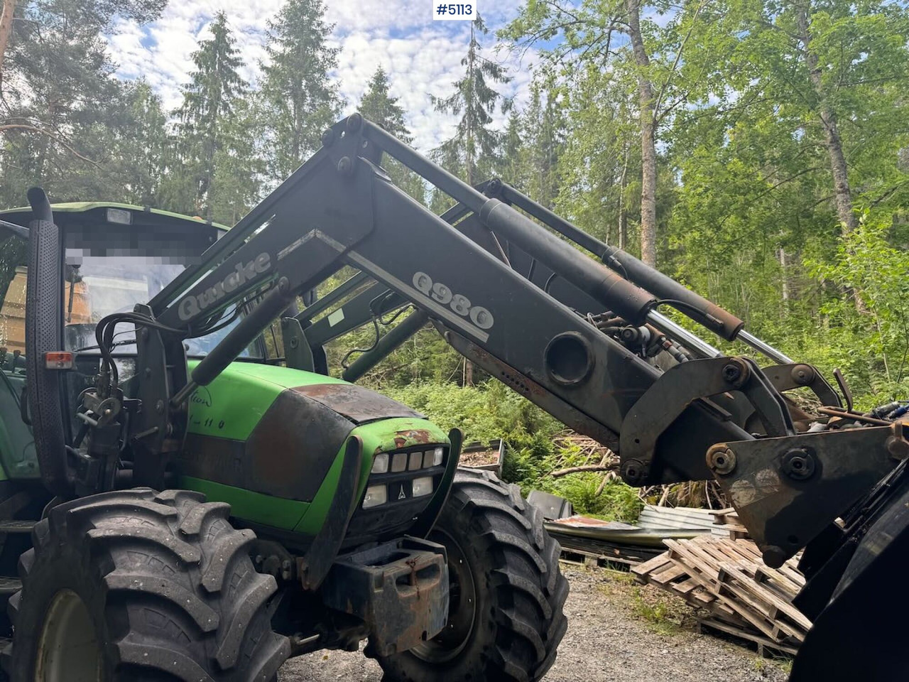 2004 Deutz-Fahr Agrotron TTV 1130 w/ front loader - Трактор: фото 3 2004 Deutz-Fahr Agrotron TTV 1130 w/ front loader - Трактор: фото 3