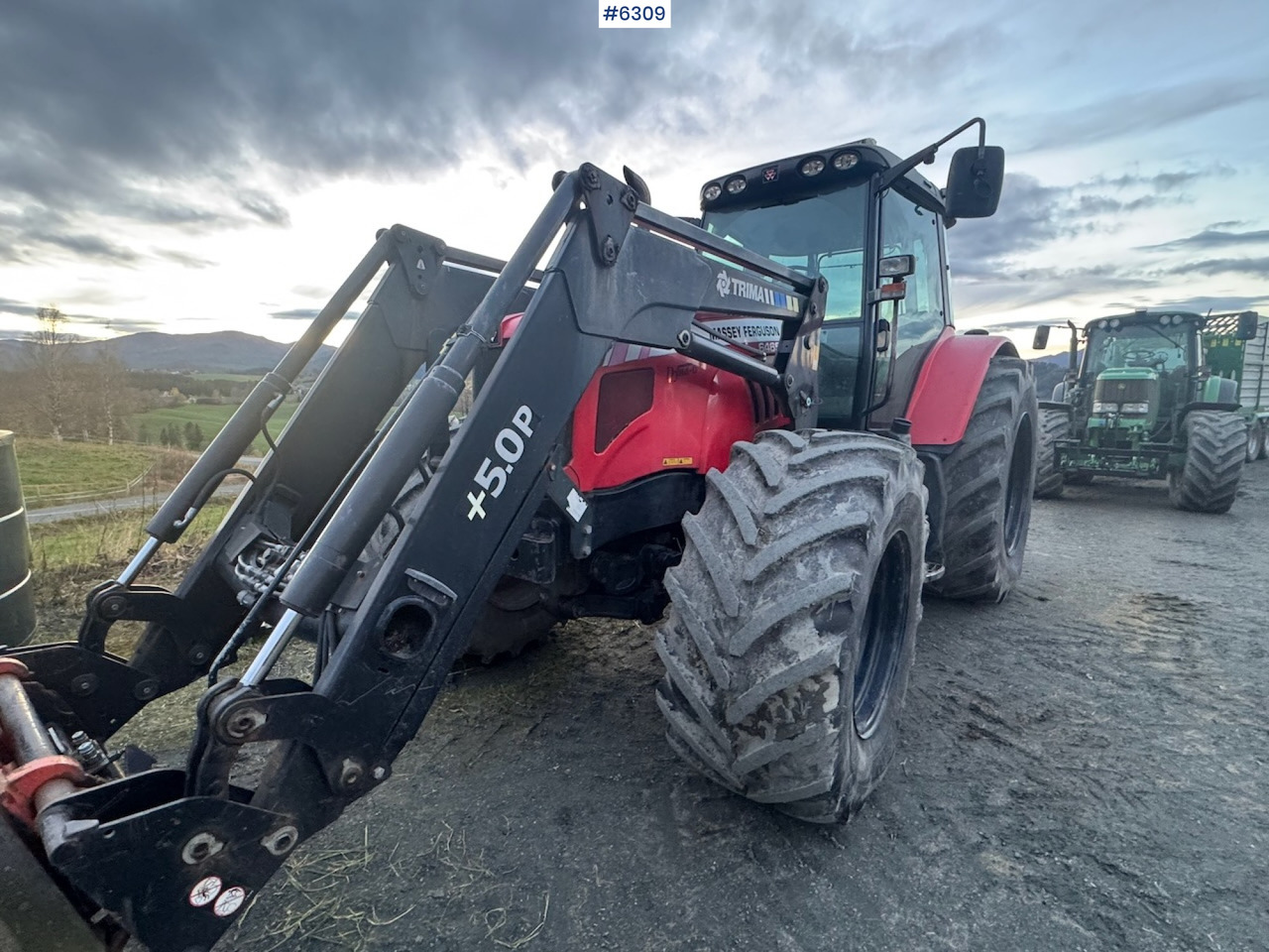 Трактор 2007 Massey Ferguson 6465 Dyna 6 w/ front loader with 3rd function!: фото 10