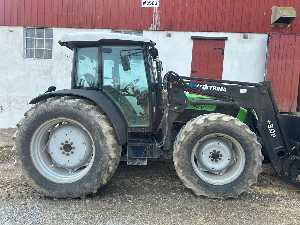 2008 Deutz-Fahr Agrofarm 100 traktor w/ Trima Front loader. See hours! - Трактор: фото 2 2008 Deutz-Fahr Agrofarm 100 traktor w/ Trima Front loader. See hours! - Трактор: фото 2