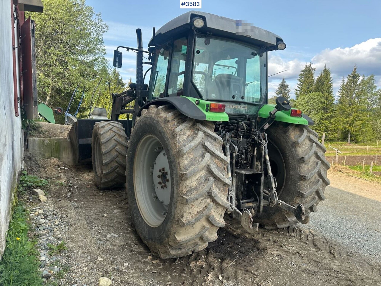 2008 Deutz-Fahr Agrofarm 100 traktor w/ Trima Front loader. See hours! - Трактор: фото 5 2008 Deutz-Fahr Agrofarm 100 traktor w/ Trima Front loader. See hours! - Трактор: фото 5