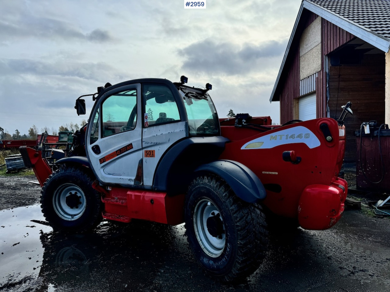 2009 Manitou MT 1440 Telescopic truck w/ Bucket, Pallet forks and Lifting jib - Телескопический погрузчик: фото 3 2009 Manitou MT 1440 Telescopic truck w/ Bucket, Pallet forks and Lifting jib - Телескопический погрузчик: фото 3