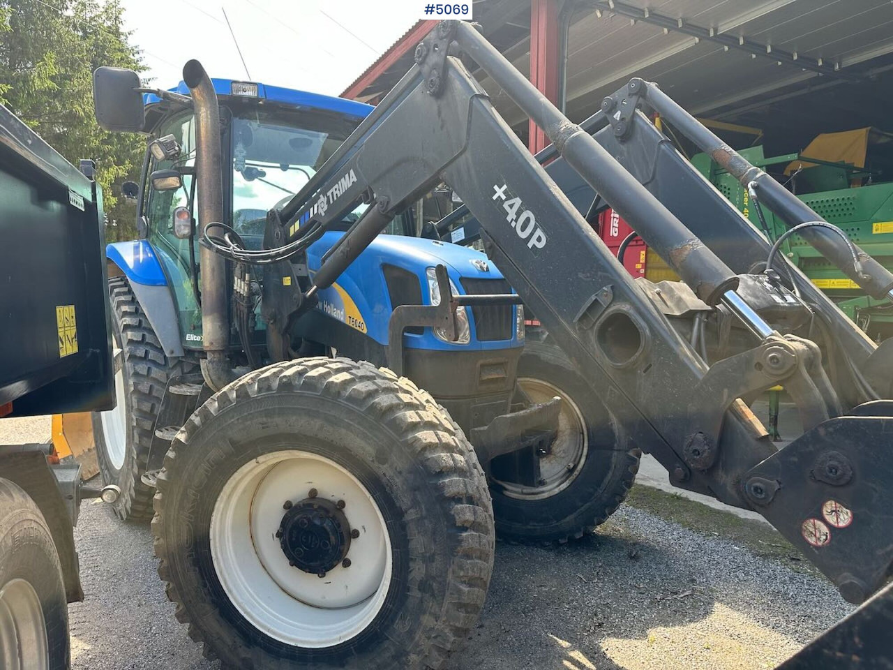 2009 New Holland T6040 SS w/ Trima front loader в лизинг 2009 New Holland T6040 SS w/ Trima front loader: фото 6