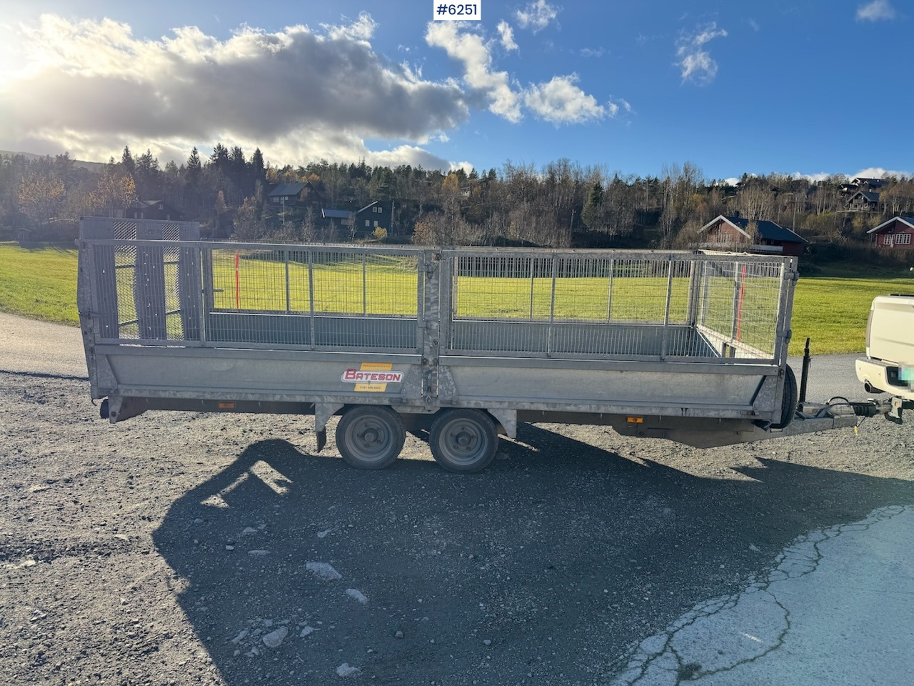 2016 Bateson PL w/ frames and tip. - Прицеп для легкового автомобиля: фото 3 2016 Bateson PL w/ frames and tip. - Прицеп для легкового автомобиля: фото 3