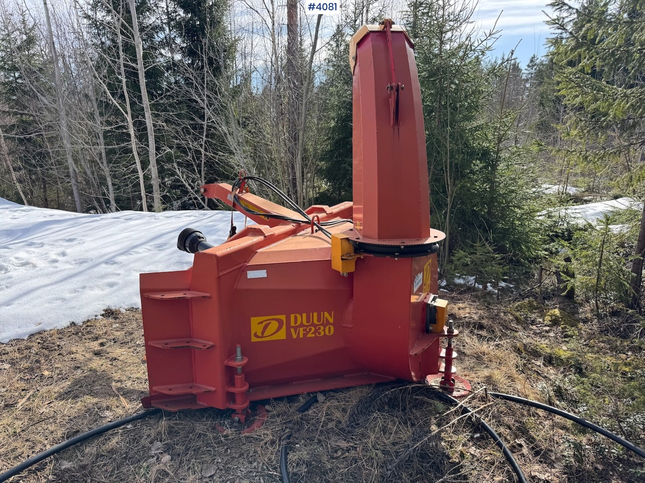 2017 Duun VF 230 - Роторный снегоочиститель: фото 5 2017 Duun VF 230 - Роторный снегоочиститель: фото 5