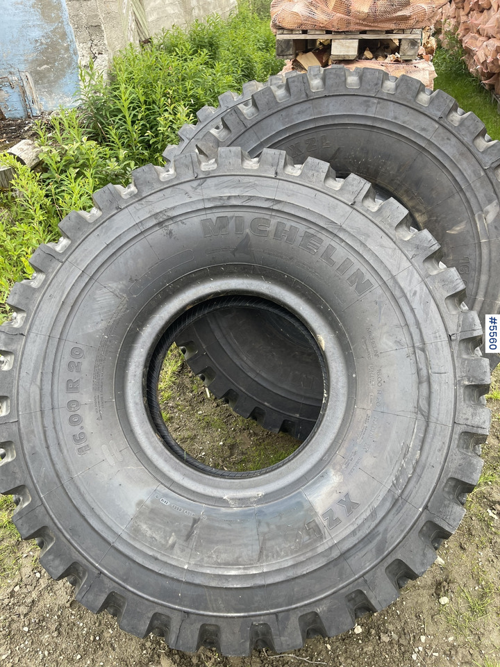 2018 Michelin XLZ 16.00 R20 Wheel Loader Tires - Шина для Погрузчиков: фото 1 2018 Michelin XLZ 16.00 R20 Wheel Loader Tires - Шина для Погрузчиков: фото 1