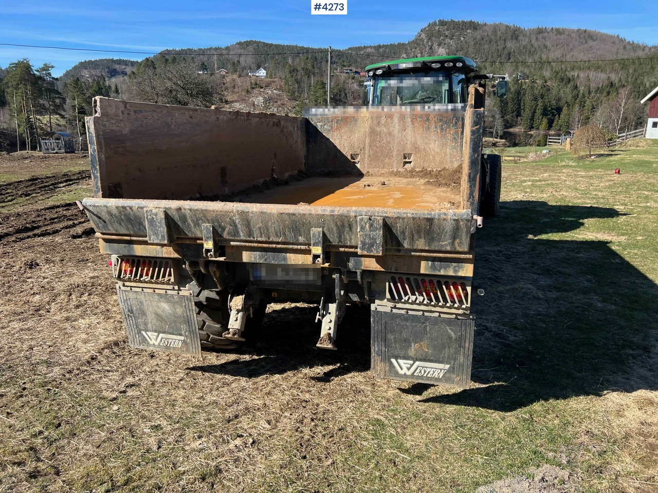Сельскохозяйственный прицеп-самосвал 2020 Richard Western wf19DLH 2 axle dump trailer for tractor: фото 10