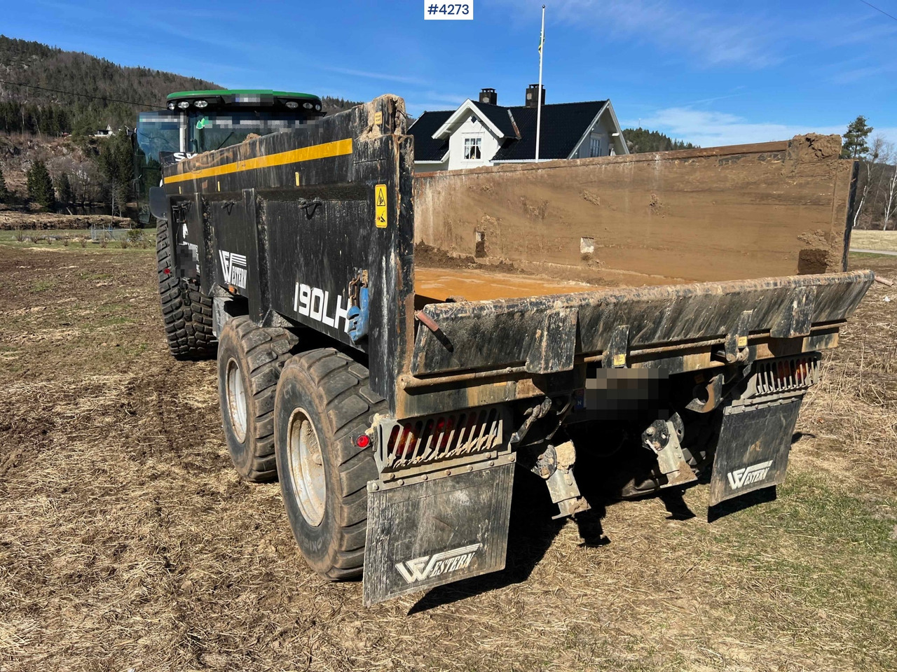 Сельскохозяйственный прицеп-самосвал 2020 Richard Western wf19DLH 2 axle dump trailer for tractor: фото 6
