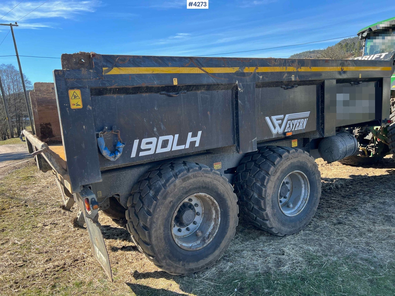 Сельскохозяйственный прицеп-самосвал 2020 Richard Western wf19DLH 2 axle dump trailer for tractor: фото 12