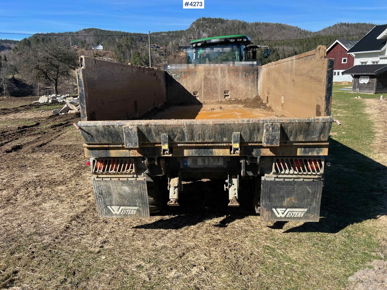 Сельскохозяйственный прицеп-самосвал 2020 Richard Western wf19DLH 2 axle dump trailer for tractor: фото 9
