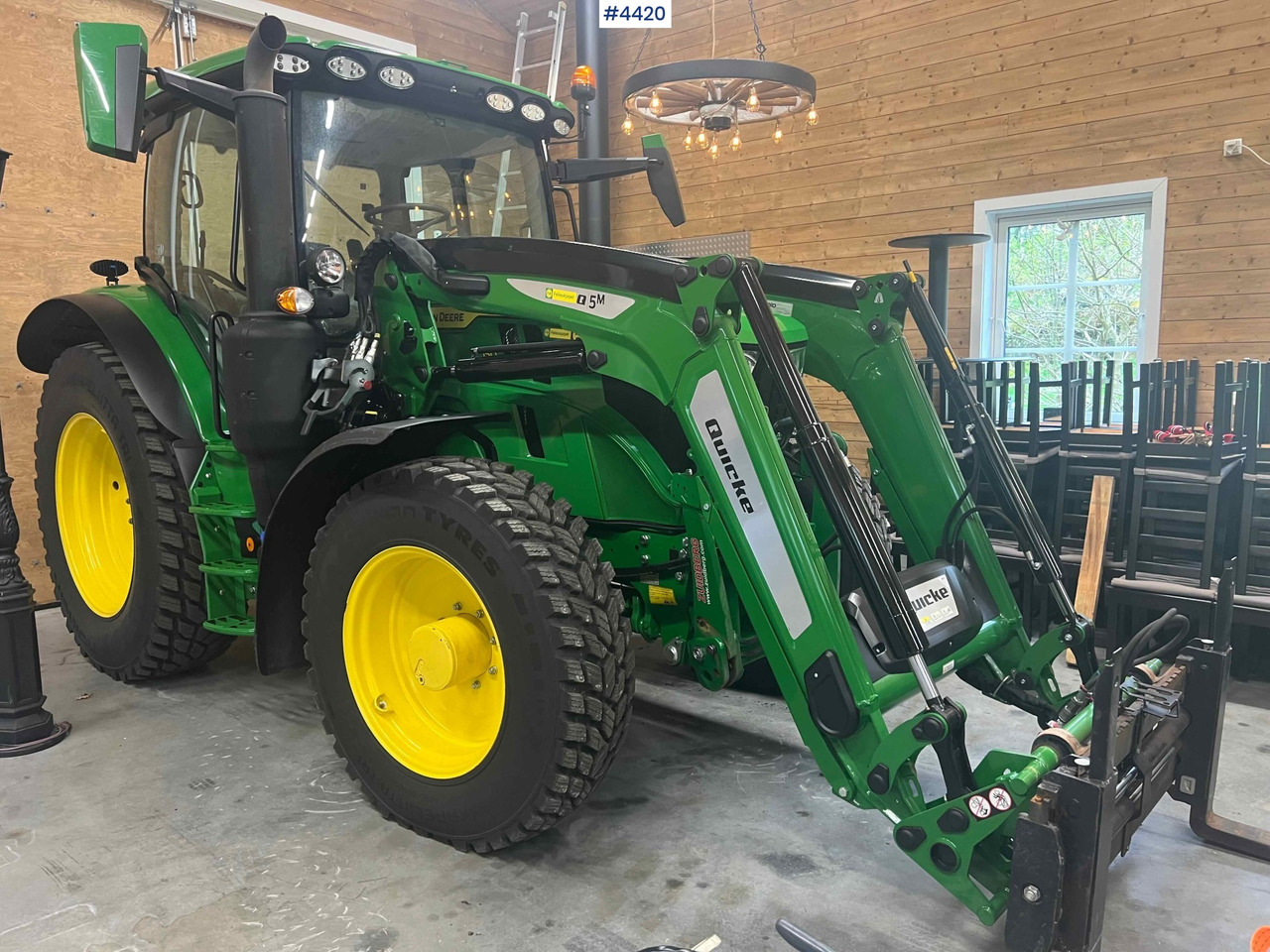 2024 John Deere 6150R w/ Quicke Front Loader & Bucket - Трактор: фото 3 2024 John Deere 6150R w/ Quicke Front Loader & Bucket - Трактор: фото 3