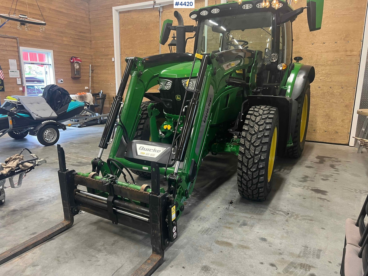 2024 John Deere 6150R w/ Quicke Front Loader & Bucket - Трактор: фото 1 2024 John Deere 6150R w/ Quicke Front Loader & Bucket - Трактор: фото 1