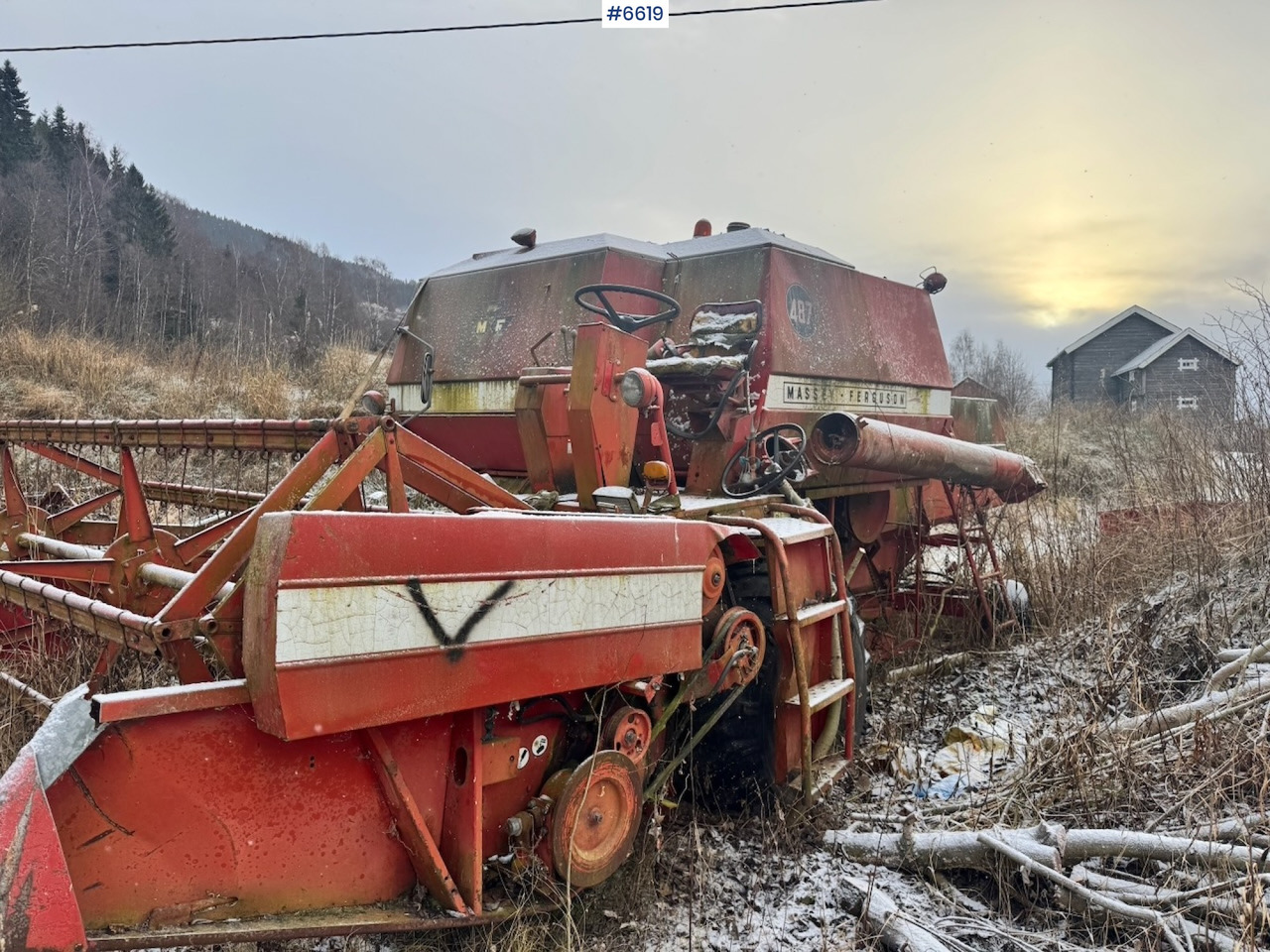 Massey Ferguson 487 Combine Harvester. - Зерноуборочный комбайн: фото 4 Massey Ferguson 487 Combine Harvester. - Зерноуборочный комбайн: фото 4
