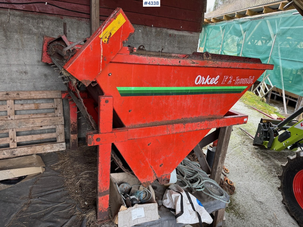 Orkel F2 Combination silage spreader. - Инвентарь для животноводства: фото 1 Orkel F2 Combination silage spreader. - Инвентарь для животноводства: фото 1