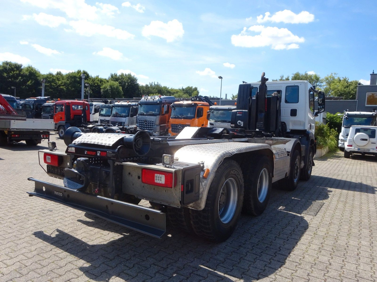 Крюковой мультилифт Iveco X-WAY 480 HIAB ABROLLER 8x4: фото 9