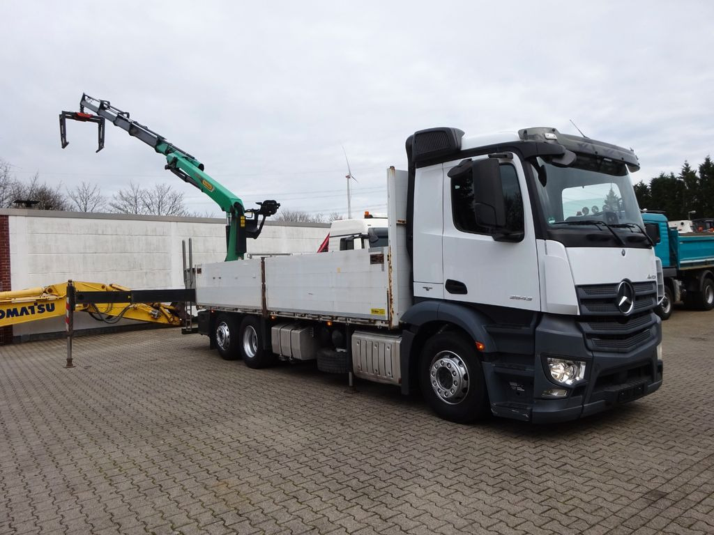 Mercedes-Benz 2543 Antos Baustoff +PK 26001 bis 20 m Auslage - Грузовик бортовой/ Платформа: фото 4 Mercedes-Benz 2543 Antos Baustoff +PK 26001 bis 20 m Auslage - Грузовик бортовой/ Платформа: фото 4
