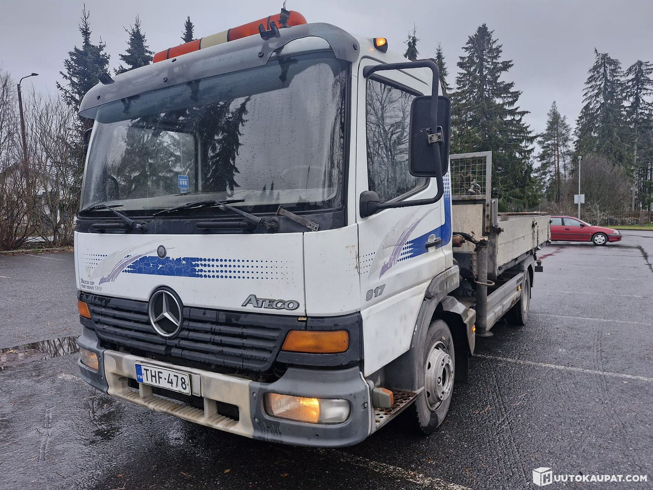 Грузовик бортовой/ Платформа, Автоманипулятор Mercedes-Benz Atego Palfingerillä, 1999, Tampere: фото 7