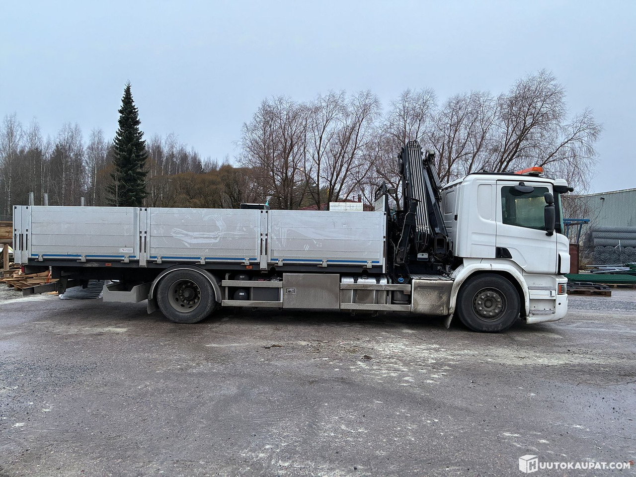 Scania P320, 2016 truck + Hiab crane, Tampere - Грузовик бортовой/ Платформа, Автоманипулятор: фото 5 Scania P320, 2016 truck + Hiab crane, Tampere - Грузовик бортовой/ Платформа, Автоманипулятор: фото 5