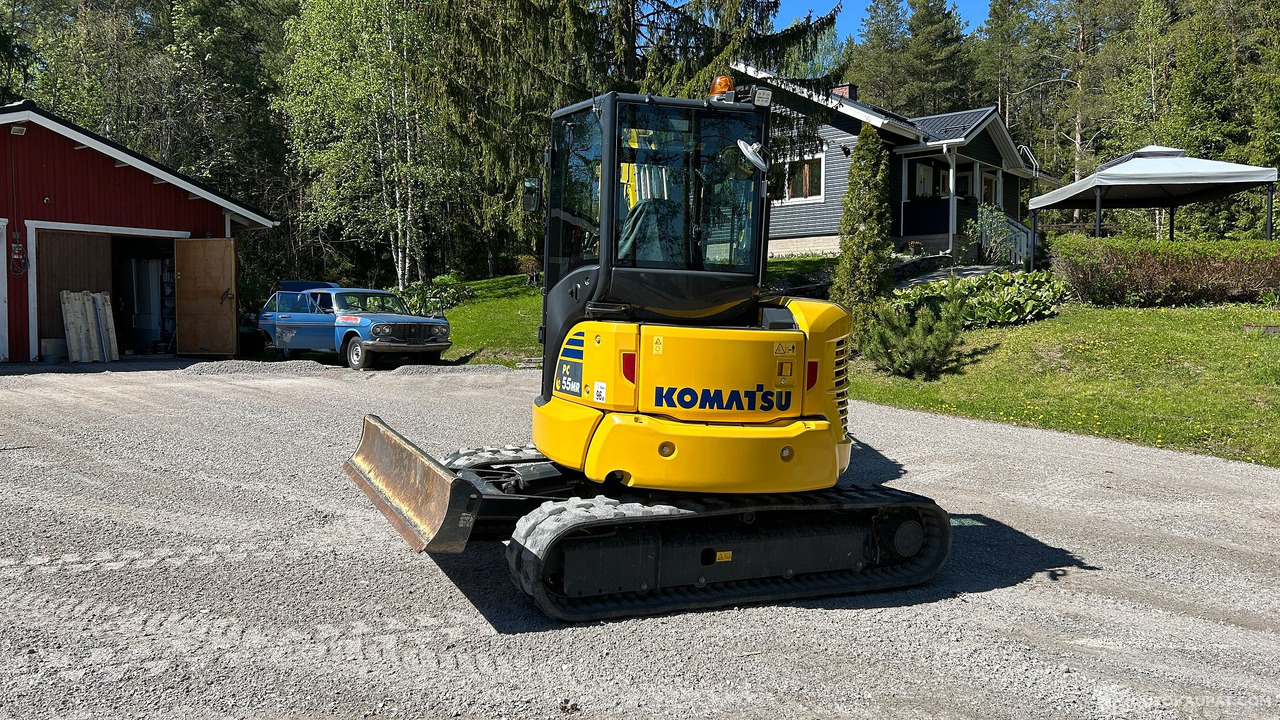 Kumitelakaivinkone Komatsu PC55MR, vm. 2021, sekä EC206 rototiltti, Lieto - Строительная техника: фото 5 Kumitelakaivinkone Komatsu PC55MR, vm. 2021, sekä EC206 rototiltti, Lieto - Строительная техника: фото 5