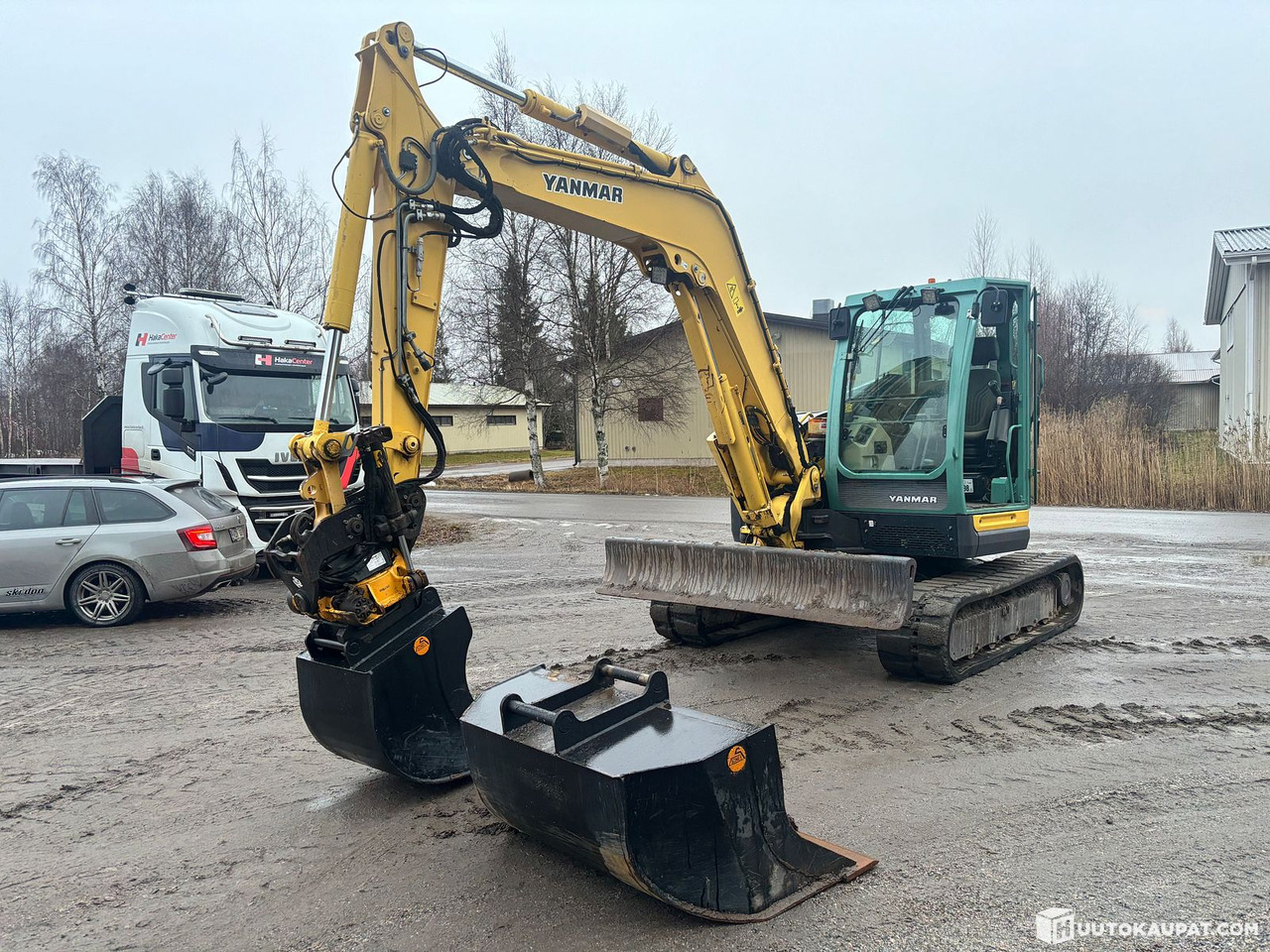 Yanmar VIO80-1 excavator + Engcon with two buckets., Ylivieska - Мини-экскаватор: фото 1 Yanmar VIO80-1 excavator + Engcon with two buckets., Ylivieska - Мини-экскаватор: фото 1