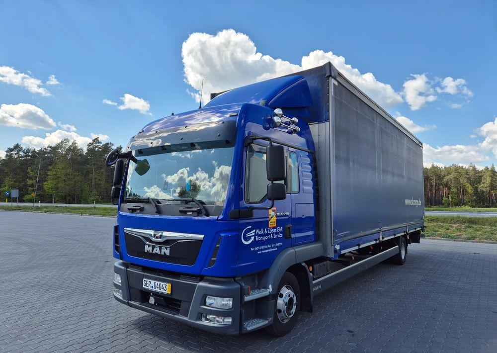 MAN TGL 12.250 2019 BURTO FIRANA + winda 8.4m z Niemiec / TOP STAN / OKAZJA / firanka / automat / - Тентованный грузовик: фото 1 MAN TGL 12.250 2019 BURTO FIRANA + winda 8.4m z Niemiec / TOP STAN / OKAZJA / firanka / automat / - Тентованный грузовик: фото 1