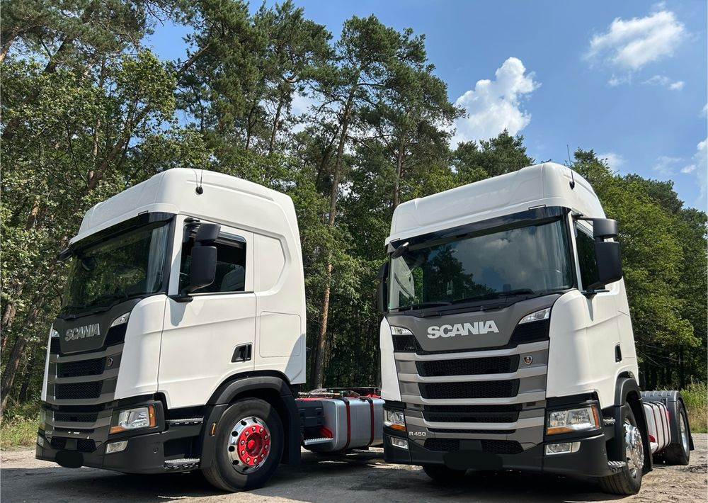 Scania R450 NAUKA JAZDY RETARDER STANDARD 7300kg / DOBRA POD WYWROTKĘ / KLIMA POSTOJOWA z Niemiec HYDRAULIKA - Тягач: фото 1 Scania R450 NAUKA JAZDY RETARDER STANDARD 7300kg / DOBRA POD WYWROTKĘ / KLIMA POSTOJOWA z Niemiec HYDRAULIKA - Тягач: фото 1