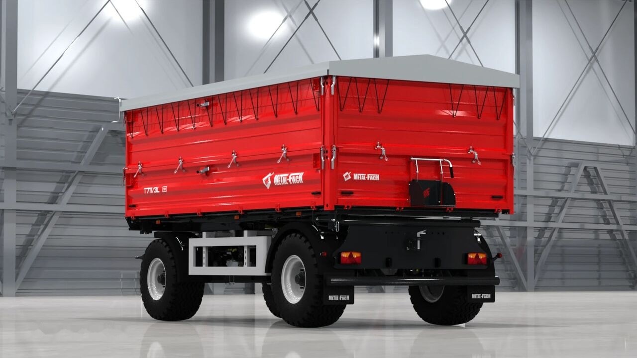Metal-Fach T711/1L – 8t Long dwuosiowa - Сельскохозяйственный прицеп: фото 1 Metal-Fach T711/1L – 8t Long dwuosiowa - Сельскохозяйственный прицеп: фото 1