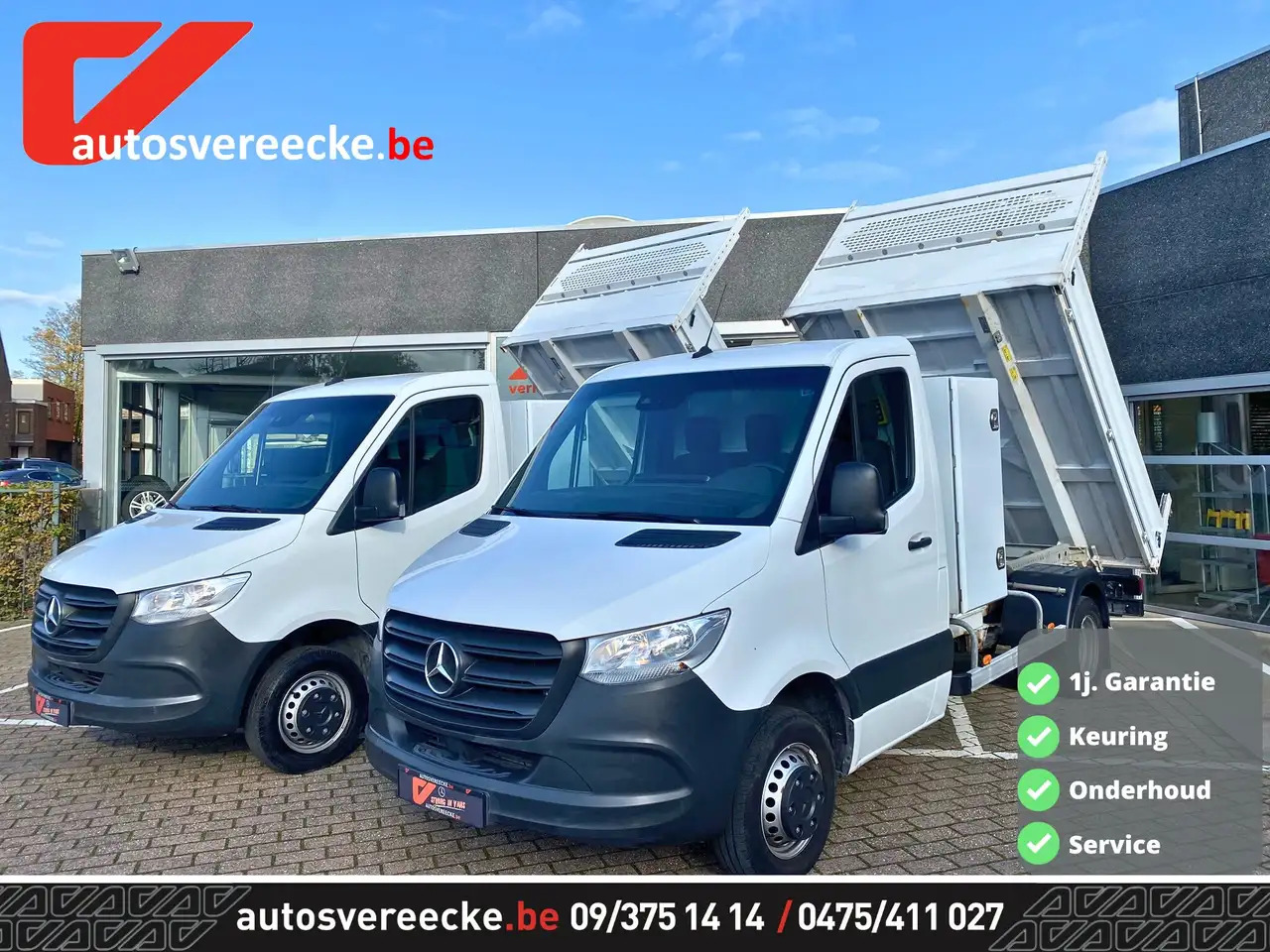 Малотоннажный самосвал Mercedes-Benz Sprinter 514 KIPPER (24.750€ex) MTM 7.000kg Rijbewijs B: фото 24